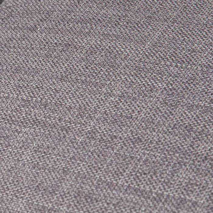 Kort & Co. Freeman 37\" Linen-Look Fabric Chair with Wood Legs and Tufted Back Cushion - Charcoal Grey