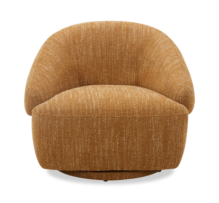 Villa Swivel Accent Chair - Mustard
