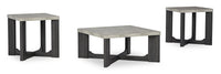 Sherman 35.5” Modern 3-Pack Coffee + 2 End Tables - Grey 