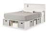 Everley Full Storage Bed - White