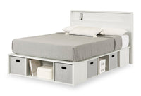 Everley Full Storage Bed - White 