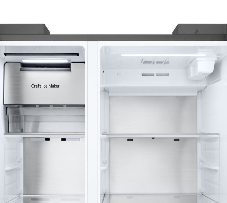 LG 36\" 27 Cu. Ft Side by Side Refrigerator - Fingerprint Resistant Stainless Steel - LL27T3530S 