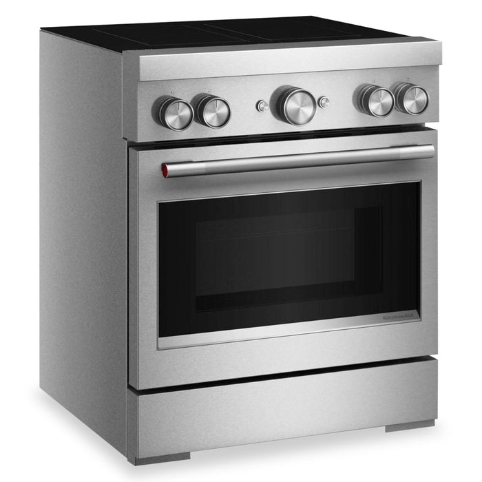 KitchenAid 30\" 4.1 Cu. Ft. Freestanding Convection Range with No Preheat Air Fry - Stainless Steel - KFIS930SSS