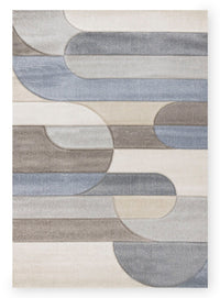 Farrah Blue Grey Area Rug - 6'7