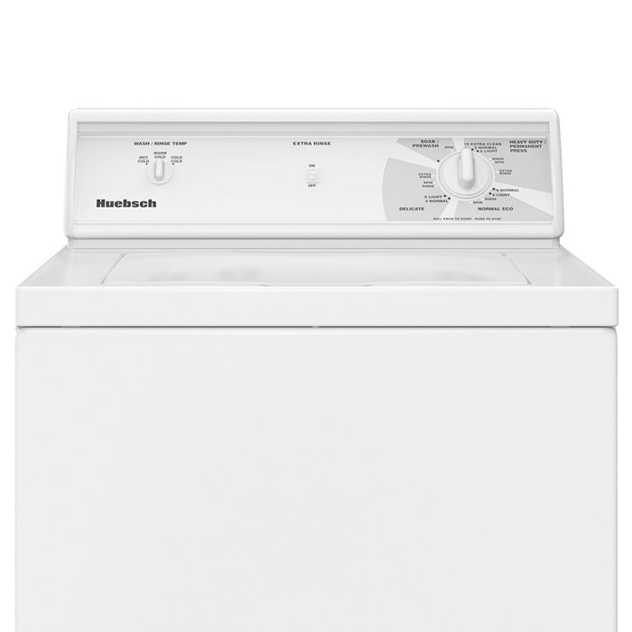 Huebsch 3.19 Cu.Ft. Top Load Non-Vended Commercial Washer – White 