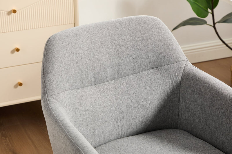 Stevie 23\" Swivel Office Chair with Adjustable Height – Grey 