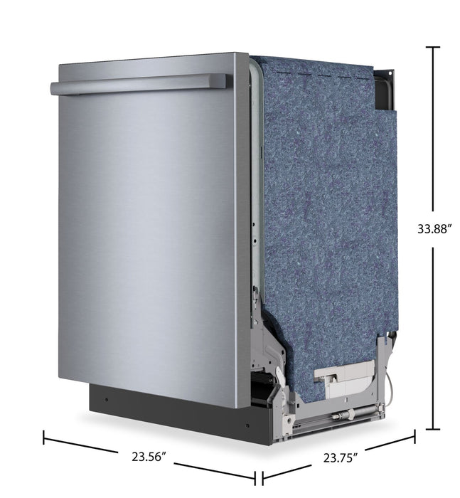 Bosch 500 Series 24'' 44 dBA Built-In Dishwasher Anti-Fingerprint Brushed Steel - SHX65DM5N