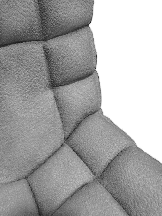 Wave 34.65\" Accent Chair with Massage - Grey