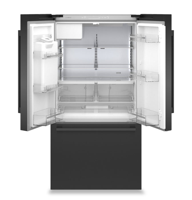 Bosch 21.6 Cu. Ft. French-Door Bottom Mount Refrigerator - Black Stainless Steel - B36CD52SNB