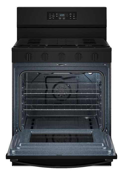 Whirlpool 5.0 Cu. Ft. Gas Range with Air Cooking – Black - WFGS5730SB