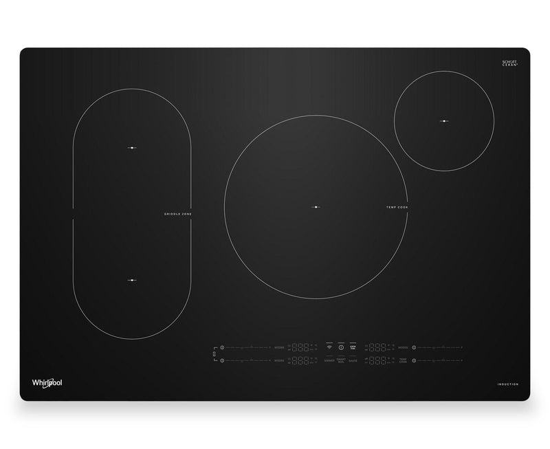 Whirlpool 30\" 4-Element Induction Cooktop - Black - WCIT7030SB