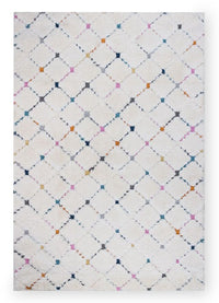 Robin Multi-Colour Moroccan Shag Area Rug - 5'3