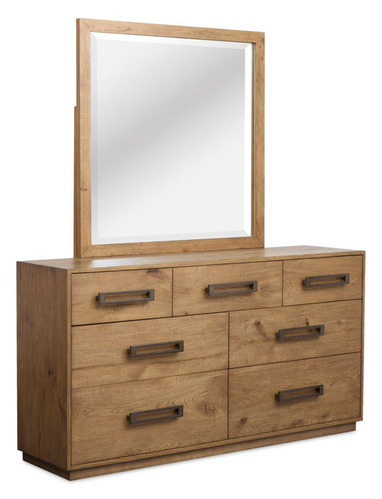 Scott Living Henri Bedroom Dresser Mirror - Brown