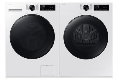 Samsung 2.9 Cu.Ft. Compact Front Load Washer and 4.0 Cu.Ft. Compact Dryer | Laveuse compacte à chargement frontal de 2,9 pi3 et sécheuse compacte de 4,0 pi3 de Samsung