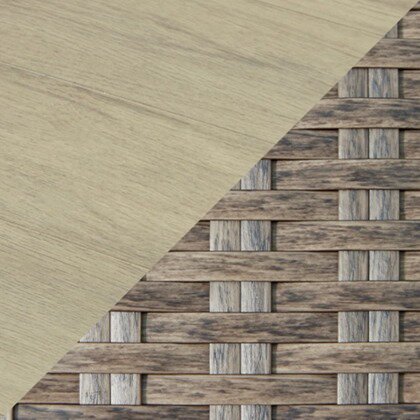 Muskoka 7-Piece Outdoor Patio Set with Dining Table & 6 Chairs - Resin Wicker, Aluminum - Beige