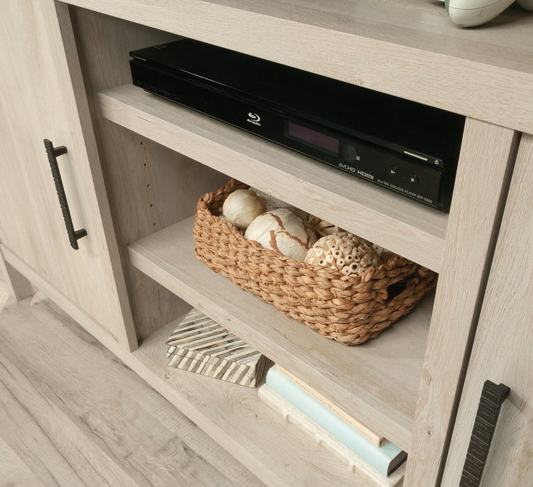 Wyatt 59.29\" Traditional TV Stand with Storage and Cable Management for TVs up to 65\" - Chalked Chestnut