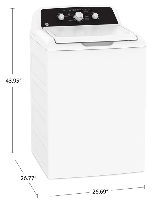 GE 4.4 Cu Ft. Top Load Washer – White - GTW334BMRWS