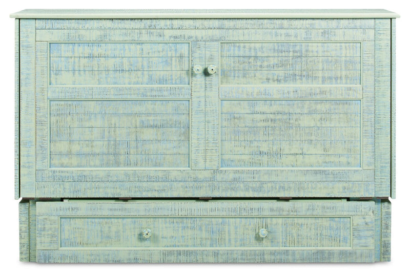 Parker Cabinet Bed, Seafoam - Queen Size