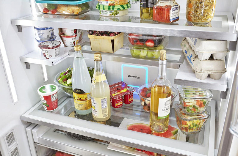 Whirlpool 36\" 23.8 Cu. Ft. Counter-Depth French-Door Refrigerator - Stainless Steel - WRFC9636RZ 