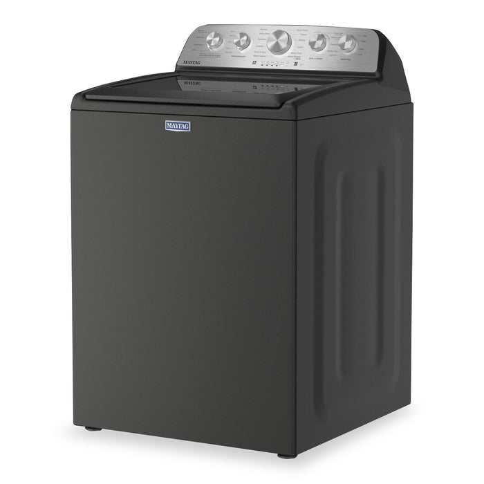 Maytag 5.4 Cu Ft. Top Load Agitator Washer with Pet Pro Option – Volcano Black - MTW5605RU