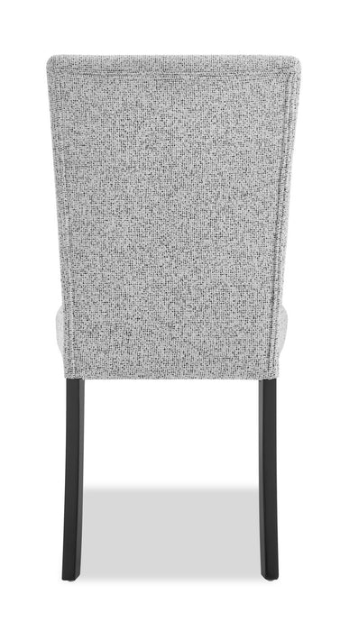 Libra Dining Chair with Polyester Fabric, - Grey