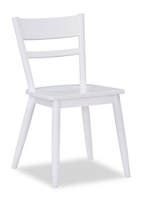 Remi Ladderback Dining Chair – White 