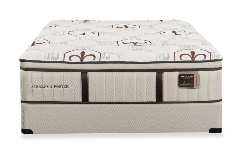 Stearns & Foster® Burnley Luxury Pillowtop Medium Queen Mattress Set