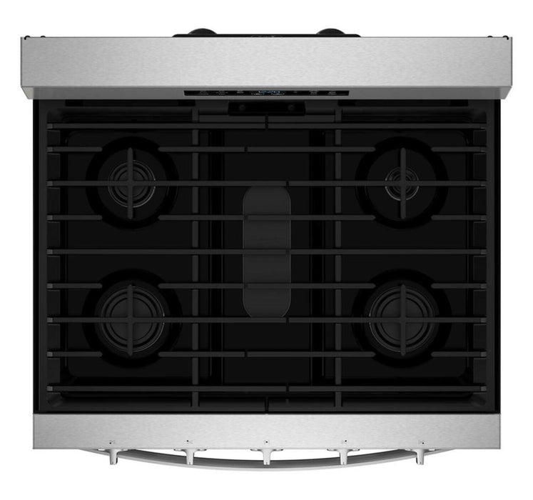 Whirlpool 5.0 Cu. Ft. Gas Range with Air Cooking – Fingerprint Resistant Stainless Steel - WFGS5730SZ