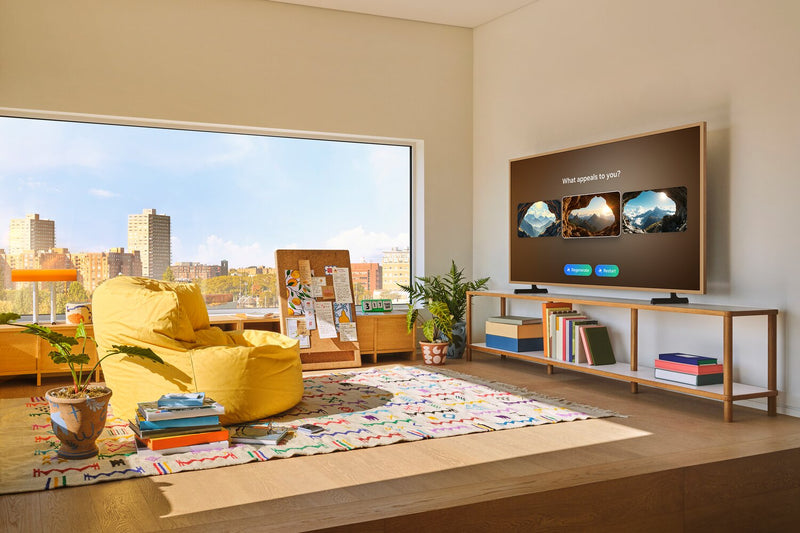 SAMSUNG 50\" LS03F The Frame with Vision AI QLED 4K UHD Smart TV (QN50LS03FAFXZC) - 2025 Model