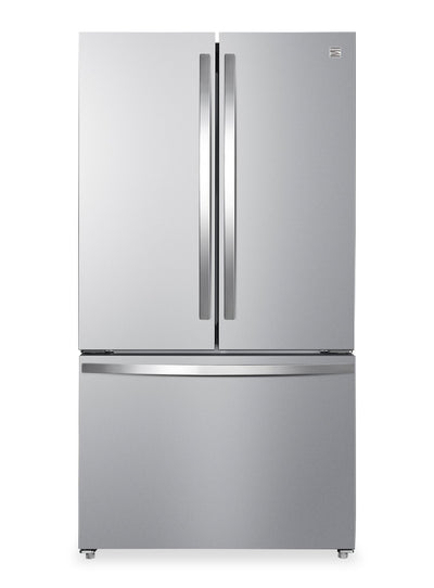 Kenmore 36" 20.3 Cu. Ft French Door Refrigerator – Fingerprint Resistant Stainless Steel - KKFDR36x20.3-SS  | Réfrigérateur Kenmore de 20,3 pi3 et de 36 po à portes françaises - acier inoxydable résistant aux traces de doigts - KKFDR36x20.3-SS