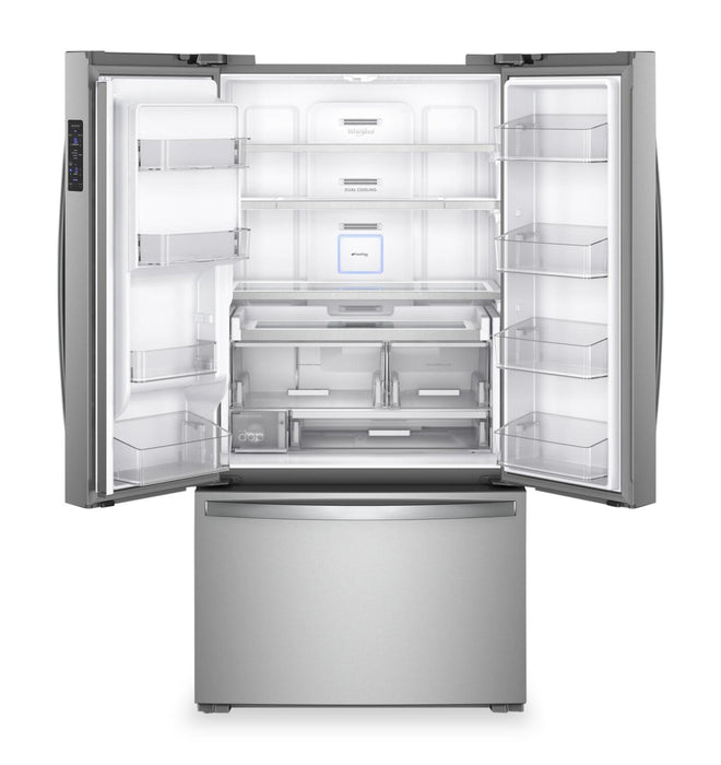 Whirlpool 36\" 23.8 Cu. Ft. Counter-Depth French-Door Refrigerator - Stainless Steel - WRFC9636RZ 