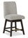 Metro Counter Height Chair with Polyester Fabric, 24"H - Beige & Brown