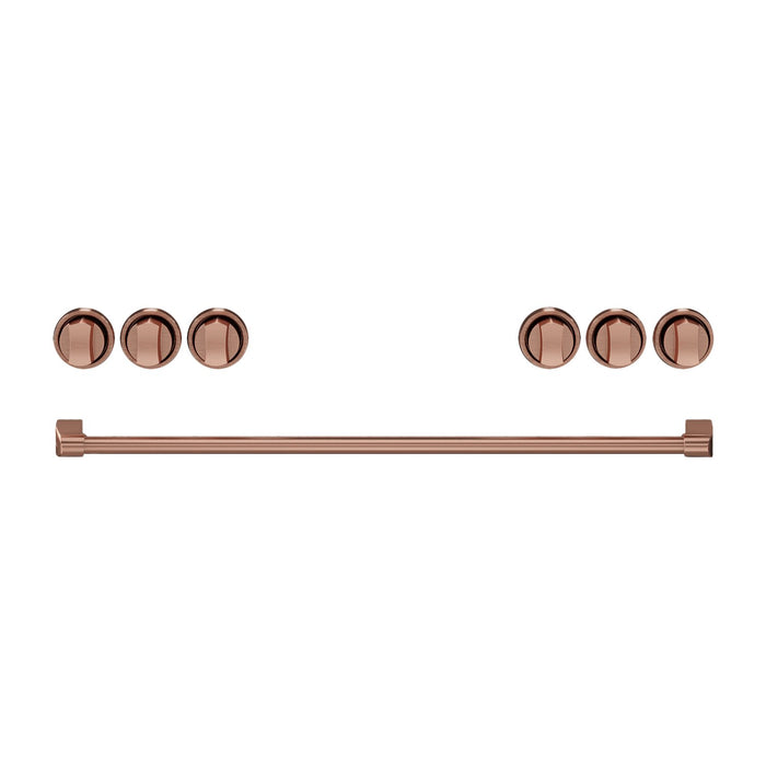 Thor Kitchen Handle and Knob Set for 36” Range in Rose Gold - CKA-RG36-RSG