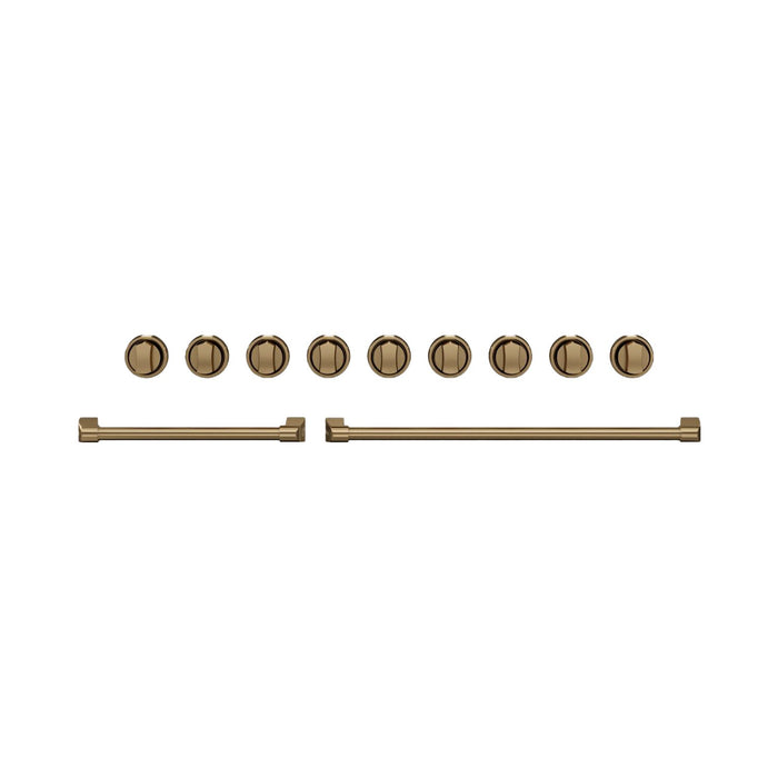 Thor Kitchen Handle and Knob Set for 48” Range in Brushed Bronze - CKA-RG48-BRZ