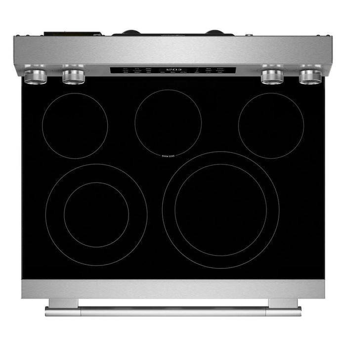 KitchenAid 30\" 5.3 Cu. Ft. Electric Range with Convection Cooking Modes - YKFES330TPS