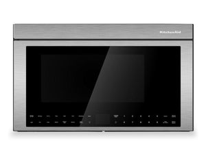 KitchenAid Multifunction Smart Flush Mount Over-the-Range Microwave Oven - Stainless Steel - YKMMF730PPS