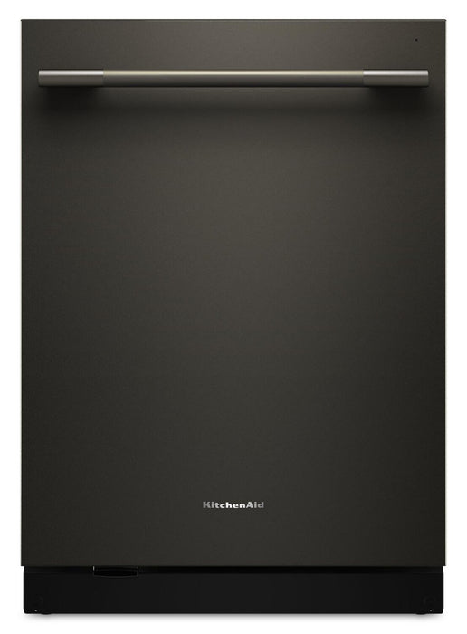 KitchenAid 24\" 44 dBA Dishwasher with 360° Max Jets™ Third Rack – Black Ore - KDTS724SBE