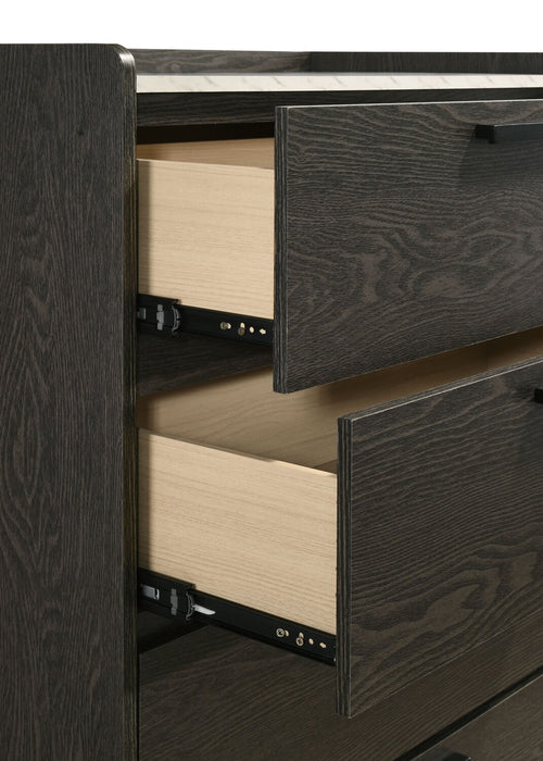 Sable Bedroom Chest of Drawers, 4-Drawer, 31\"W x 47\"H - Light Brown
