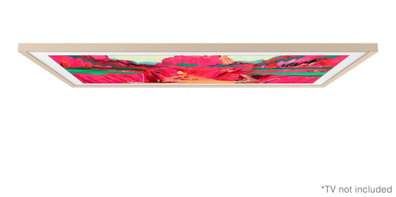 Samsung Customizable Bezel for 65\" The Frame Pro TV - Beveled Sand Gold