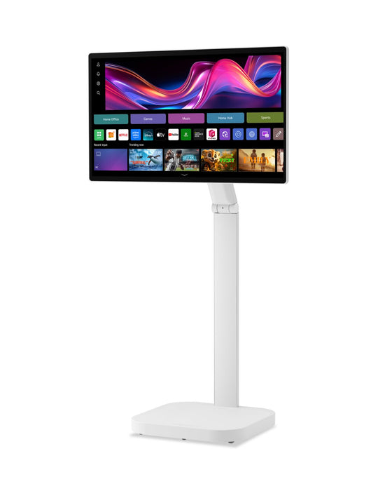 LG 32\" 4K UHD IPS Touchscreen Smart Monitor Swing with Rolling Stand (32U889SA-W.ACC)