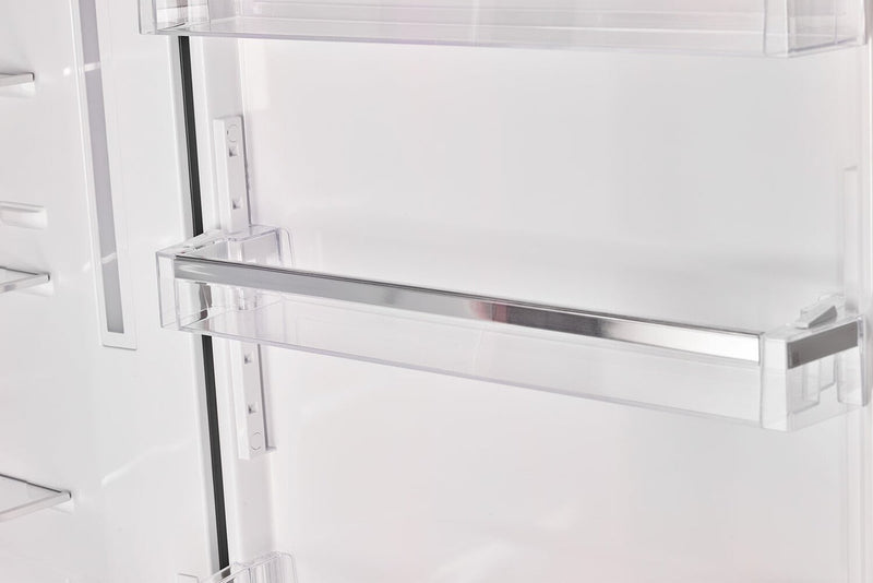 Unique Classic Retro 28\" 17 Cu Ft. Bottom Mount Refrigerator - Black - UNQ-455L B AC