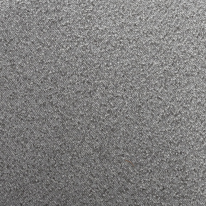 Nash Counter-Height Stool with Swivel Seat, Polyester Fabric, Metal - Dark Grey