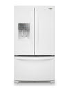 Whirlpool 36\" 25 Cu. Ft. French-Door Refrigerator with Ice and Water Dispenser - WRFF3436RW