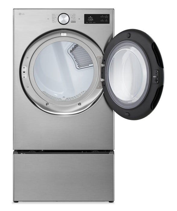 LG 7.4 Cu. Ft. Smart Front-Load Gas Dryer with AI Sensory Dry - Graphite Steel - DLGX5801V