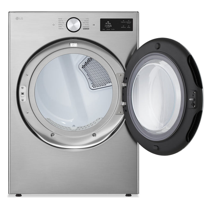 LG 7.4 Cu. Ft. Smart Front-Load Gas Dryer with AI Sensory Dry - Graphite Steel - DLGX5801V