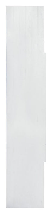 Wesley 90\" Traditional TV Stand with Storage and Cable Management for TVs up to 95\" - Chalk White