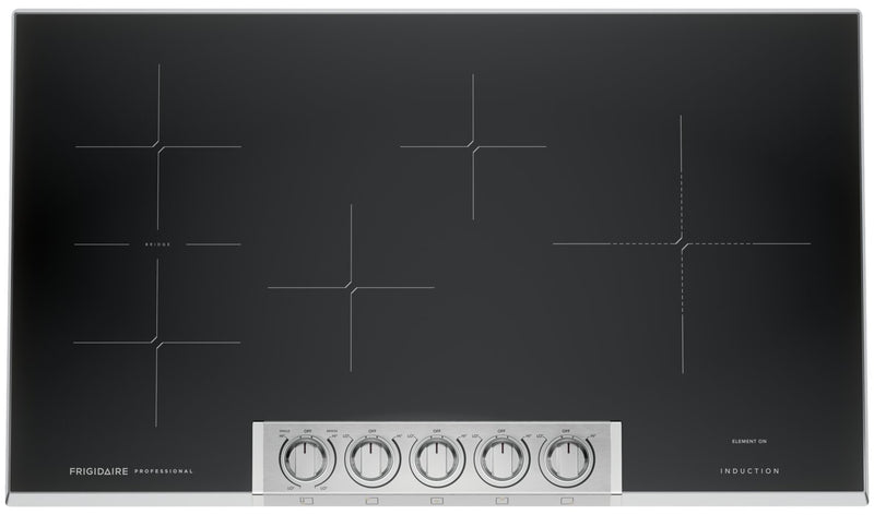 Frigidaire Professional 36\" 5-Burner Induction Cooktop - Stainless Steel - PCCI3680AF