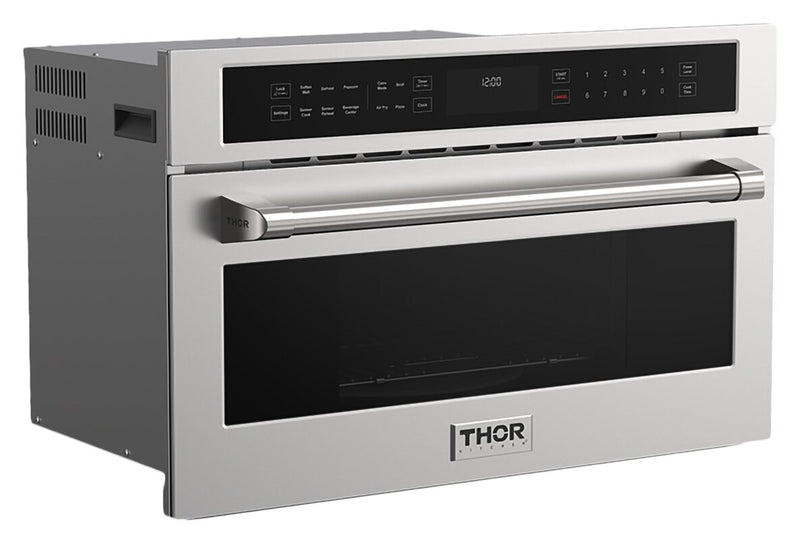 Thor Kitchen 1.6 Cu. Ft. Built-In Professional Microwave Oven with Air Fry – Stainless Steel - TMO30H