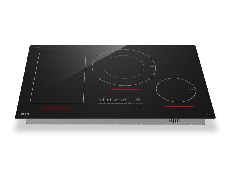 LG 30\" Smart Induction Cooktop with UltraHeat™ Element - Black - CBIH3017BE
