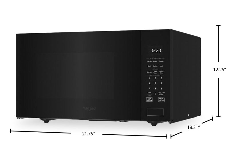 Whirlpool 1.6 Cu. Ft. Countertop Microwave with Sensor Cooking - YWMCS7022SB